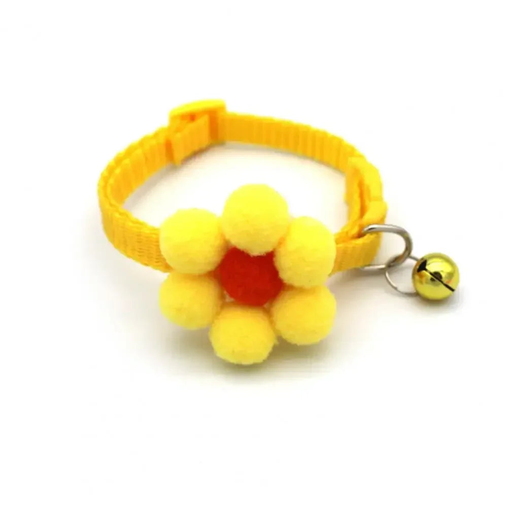 Cute Cat Collar Small Puppy Cat Collars Bow Gatos Kitten Cat Collar Bowknot Necklace with Bell for Dogs Chihuahua Pet Supplies