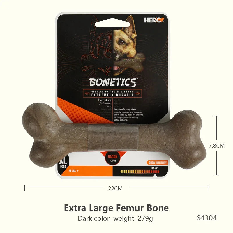CAITEC Dog Toys Chewing Bone Toy Durable Bite Resistant Great for Tossing and Chasing Suitable for Small to Large Dogs