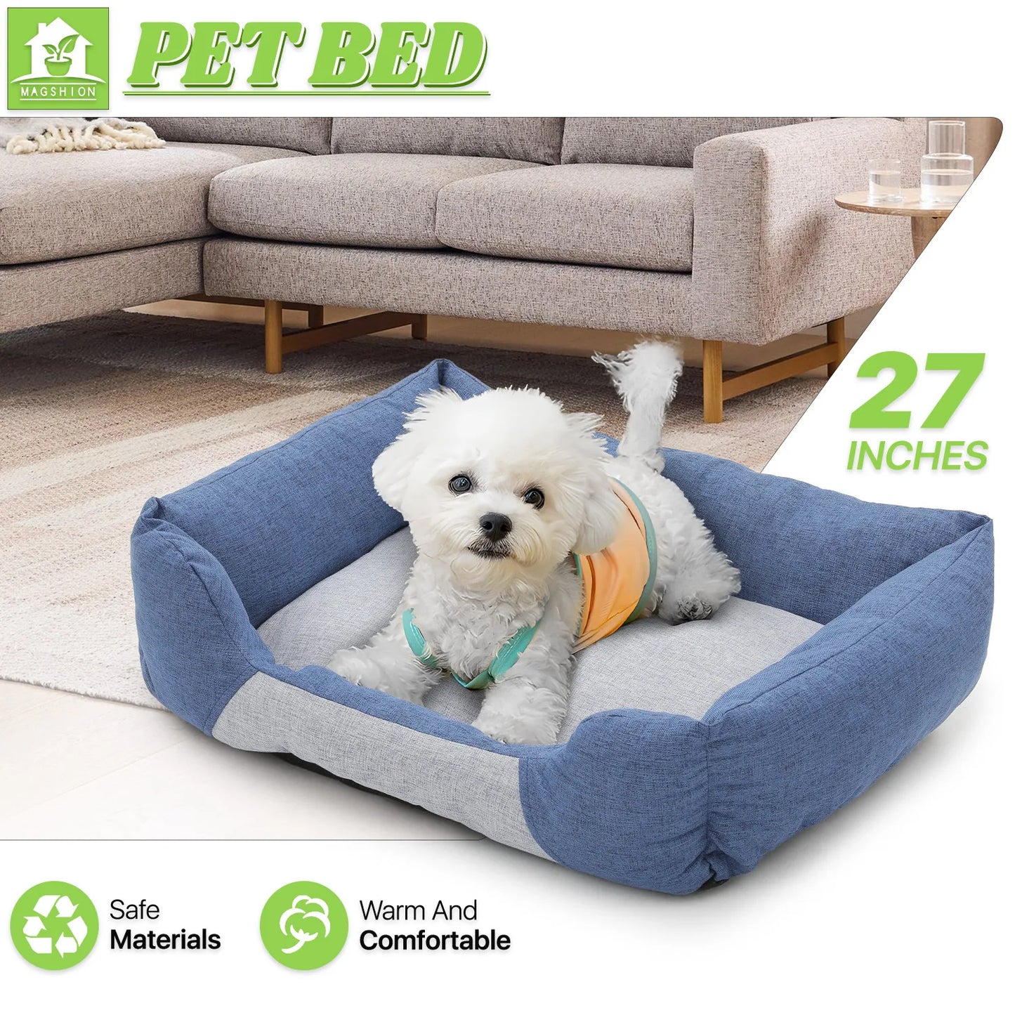Winter Pet Cats Dogs Bed Soft Fluffy Plush Mat Self Warming Sleeping Kennel Nest