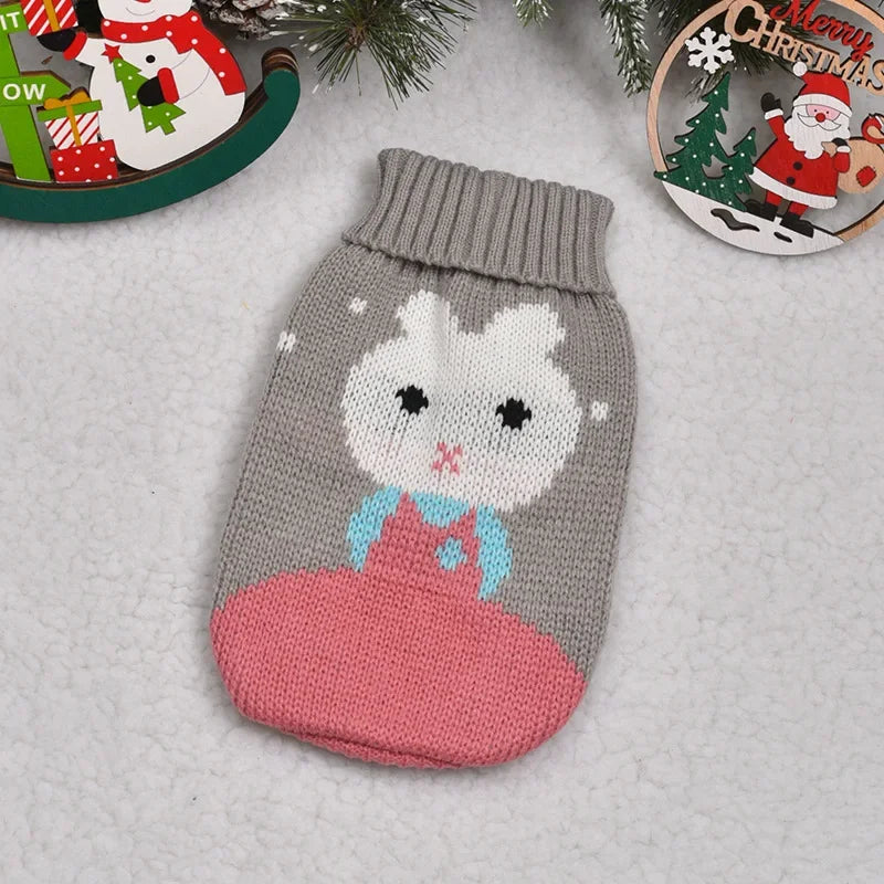 Big Dog Sweater Winter Warm Christmas Clothes for Small Medium Large Dogs Golden Retriever Rottweiler Corgi Cat Pullover Jumper