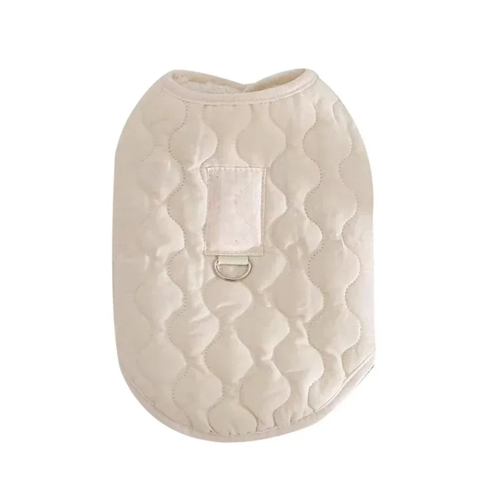 Winter Warm Plush Pet Vest: Jacket/Sweater for Small-Medium Dogs & Cats