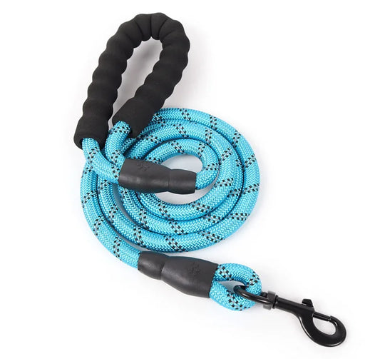 1-3m Reflective Dog Leash With Soft Padded Handle Heavy Duty Traction Rope For Small Dogs Enhance Safety Night Walk Pet Leash