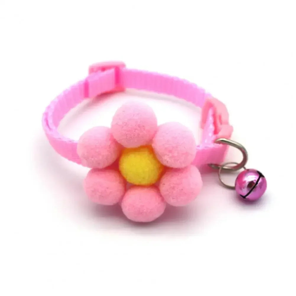 Cute Cat Collar Small Puppy Cat Collars Bow Gatos Kitten Cat Collar Bowknot Necklace with Bell for Dogs Chihuahua Pet Supplies