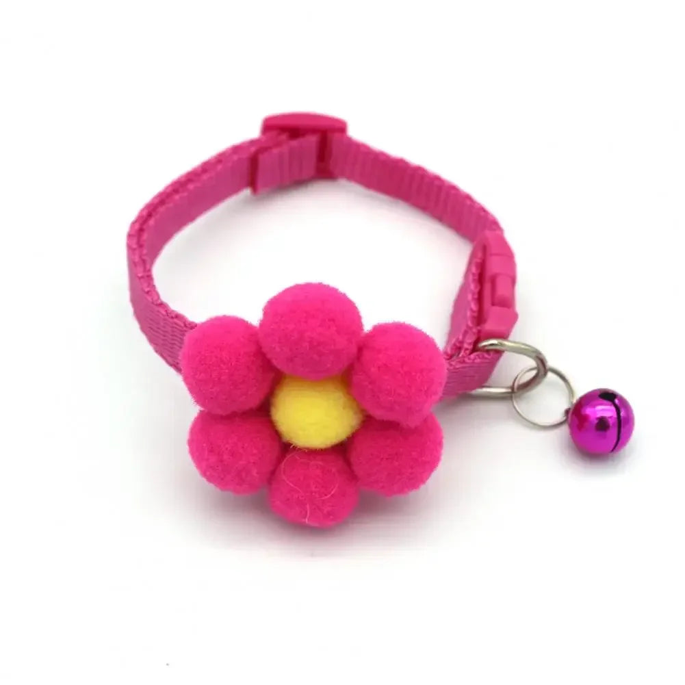 Cute Cat Collar Small Puppy Cat Collars Bow Gatos Kitten Cat Collar Bowknot Necklace with Bell for Dogs Chihuahua Pet Supplies
