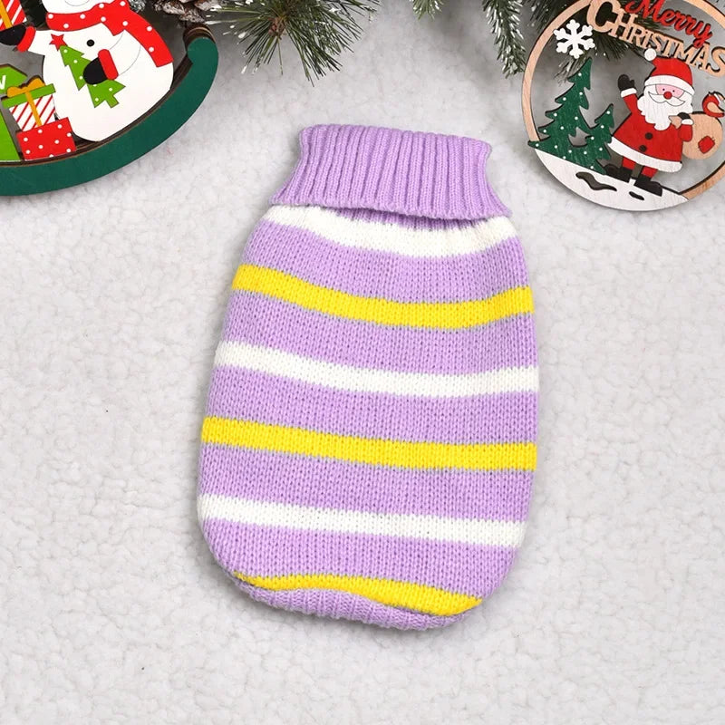 Big Dog Sweater Winter Warm Christmas Clothes for Small Medium Large Dogs Golden Retriever Rottweiler Corgi Cat Pullover Jumper