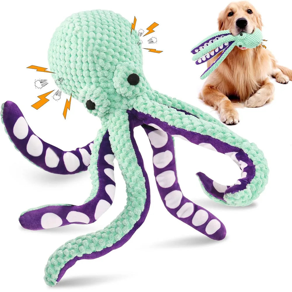 Squeaky Dog Toys Plush Dog Toys with Soft Fabric for Small, Medium, and Large Dogs Daily Companionship, Training Reward Gift
