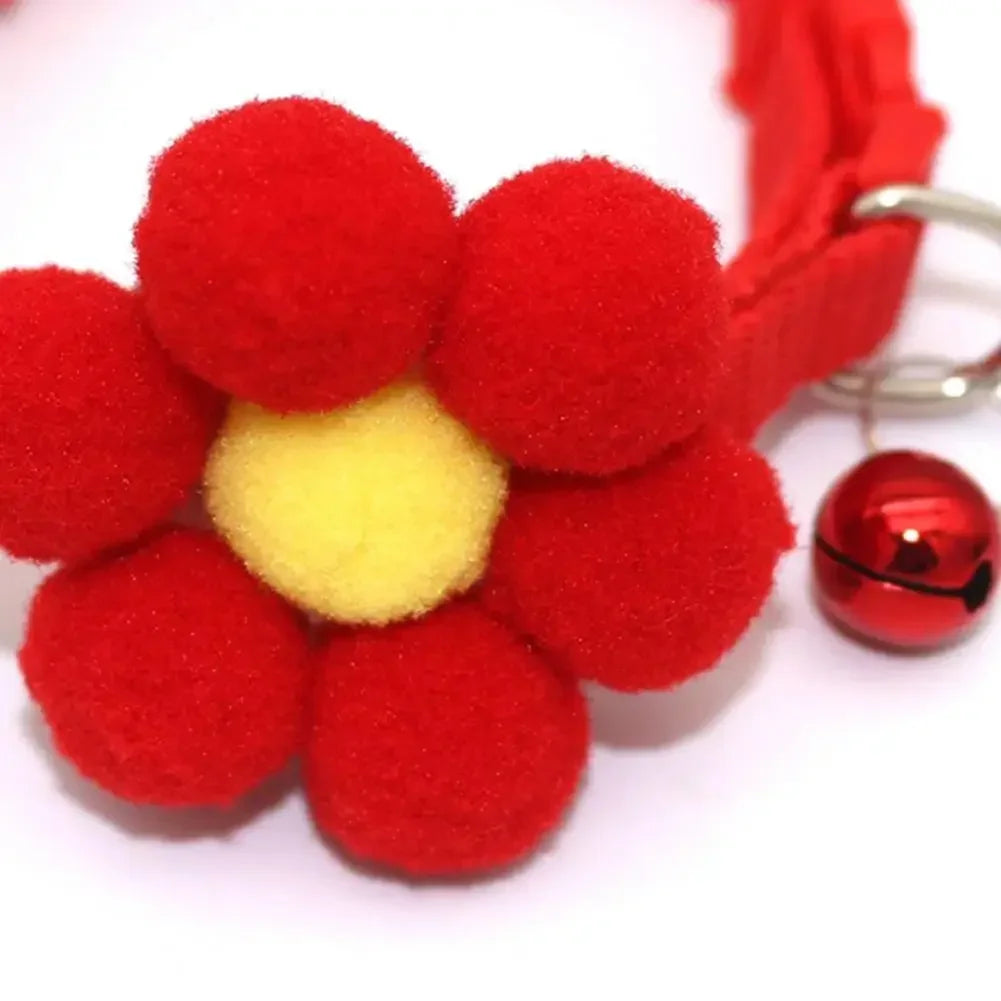 Cute Cat Collar Small Puppy Cat Collars Bow Gatos Kitten Cat Collar Bowknot Necklace with Bell for Dogs Chihuahua Pet Supplies