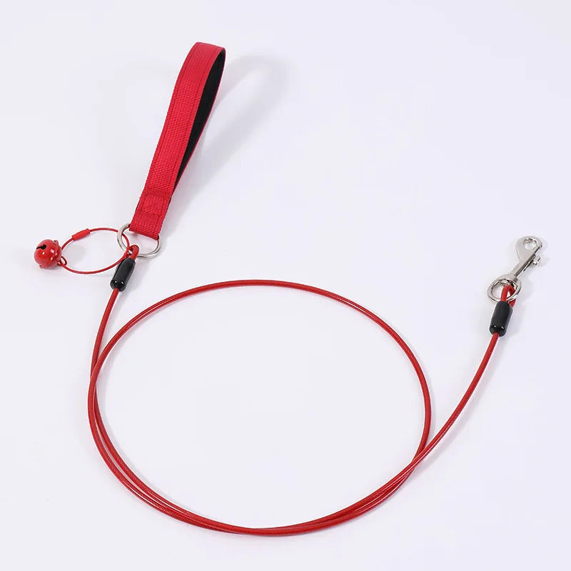 New Metal Pet Dog Specific Traction Rope Anti Bite and Durable Suitable for Dogs of All Sizes Outdoor Dog Walking Pet Supplies