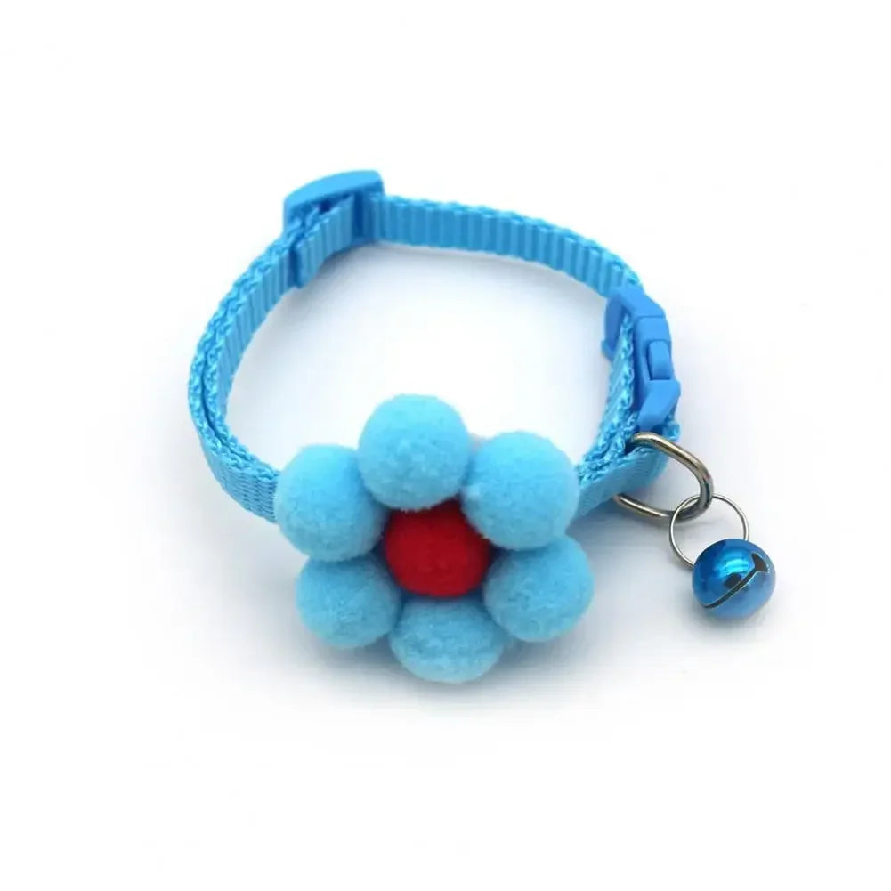 Cute Cat Collar Small Puppy Cat Collars Bow Gatos Kitten Cat Collar Bowknot Necklace with Bell for Dogs Chihuahua Pet Supplies