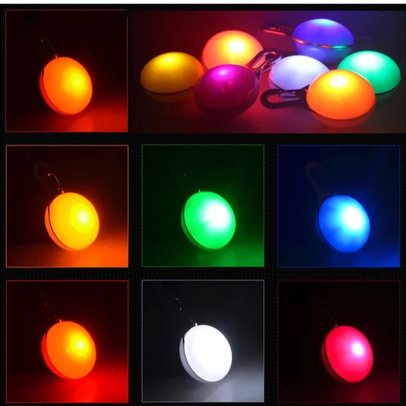 Rechargeable LED Cat Collar - Ultra-Bright Necklace Pendant for Night Pet Visibility