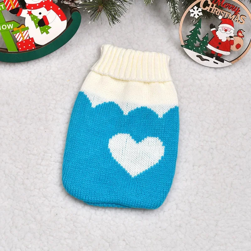 Big Dog Sweater Winter Warm Christmas Clothes for Small Medium Large Dogs Golden Retriever Rottweiler Corgi Cat Pullover Jumper