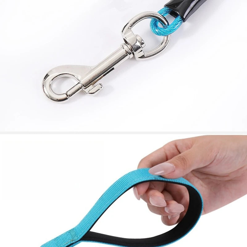 New Metal Pet Dog Specific Traction Rope Anti Bite and Durable Suitable for Dogs of All Sizes Outdoor Dog Walking Pet Supplies