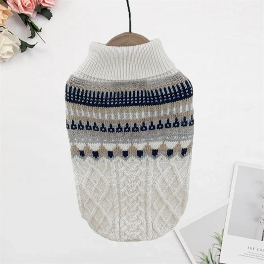 Adorable Knit Dog Sweater with Fun Patterns Stylish Comfortable Winter Apparel for Dogs of All Sizes Warm and Cozy