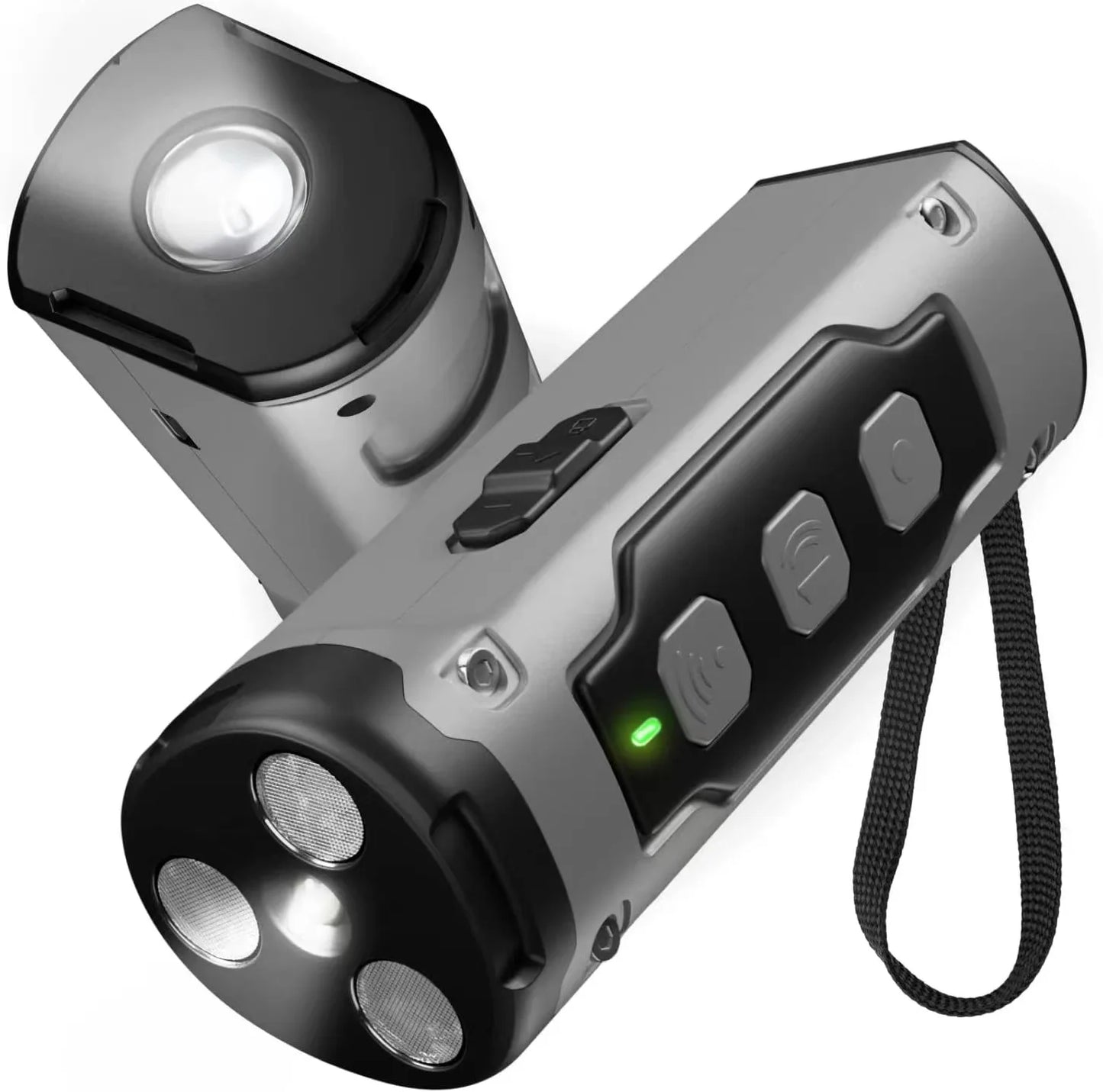 Ultrasonic Dog Training Device Rechargeable Pet Dog Repeller Anti Bark Deterrent with LED Flashlight 2023 New