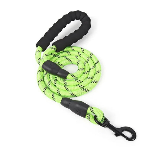 1-3m Reflective Dog Leash With Soft Padded Handle Heavy Duty Traction Rope For Small Dogs Enhance Safety Night Walk Pet Leash