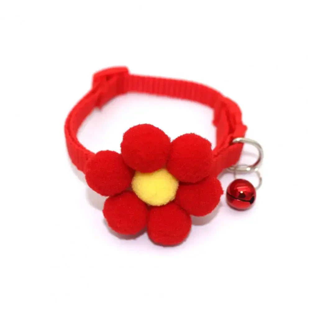 Cute Cat Collar Small Puppy Cat Collars Bow Gatos Kitten Cat Collar Bowknot Necklace with Bell for Dogs Chihuahua Pet Supplies