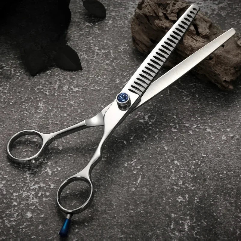 Fenice 7.0/7.5/8.0inch Professional Pet Grooming Scissors Dog Beauty Scissor Chunkers Pet Items Dogs Thinning Scissors Groomer