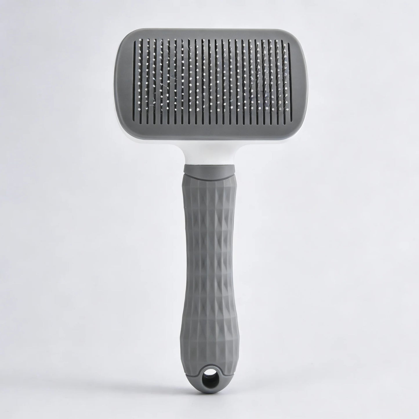 Effortless One-Step Clean Pet Grooming Brush, Gentle Hair Remover Massage Tool for Dog Cat Long Short Coat